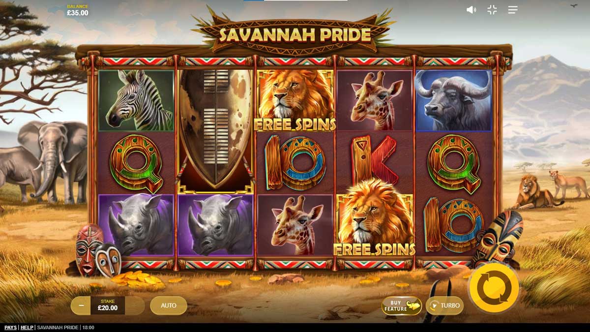 Savannah Pride slot machine game